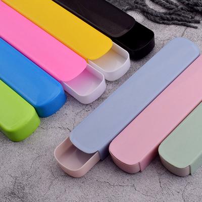 1PC Portable Tableware Empty Box Cutlery Straw Plastic Storage Box Chopsticks Fork Spoon Pull Box Outdoor Travel 