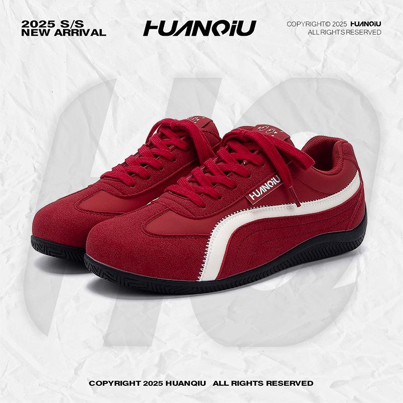Global racing shoes men's ZHQ3859 autumn Korean version of red functional men's shoes versatile inner height-increasing casual shoes