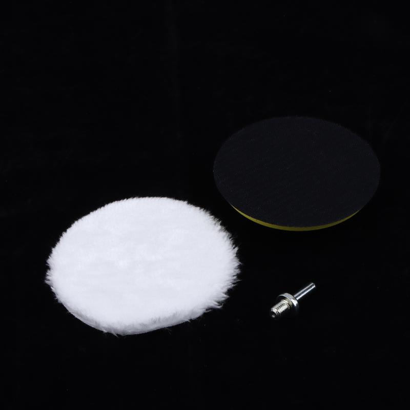 5/7Pcs 3/4/5/6/7 Inches Soft And Reusable Polishing Pads Car Buffing Wool Wheel Mop Kits For Car Polisher Drill Accessories