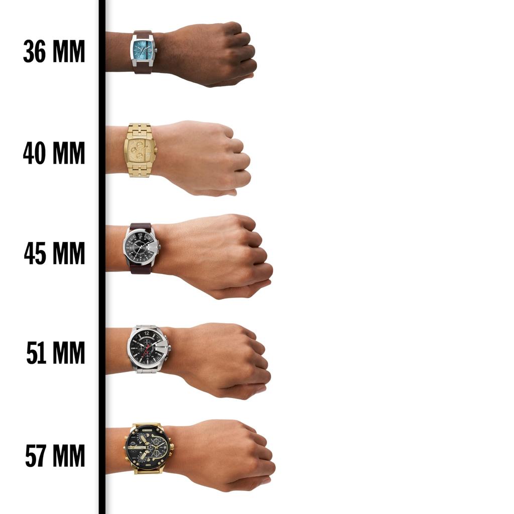 Diesel MS9 Chronograph Stainless Steel Watch, One Size, Black - Dz4537