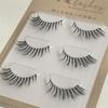 Fox-Eye Slanted Multi-Layered False Eyelashes - Dense Transparent Stem, European & American Style