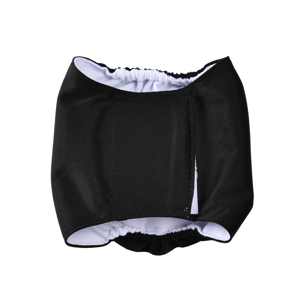 

Washable Male Dog Diaper for Small Medium Dogs Reusable Pet Sanitary Panties XS Leak Proof Urine Pant Puppy Chihuahua Supplies XS（old） чёрный