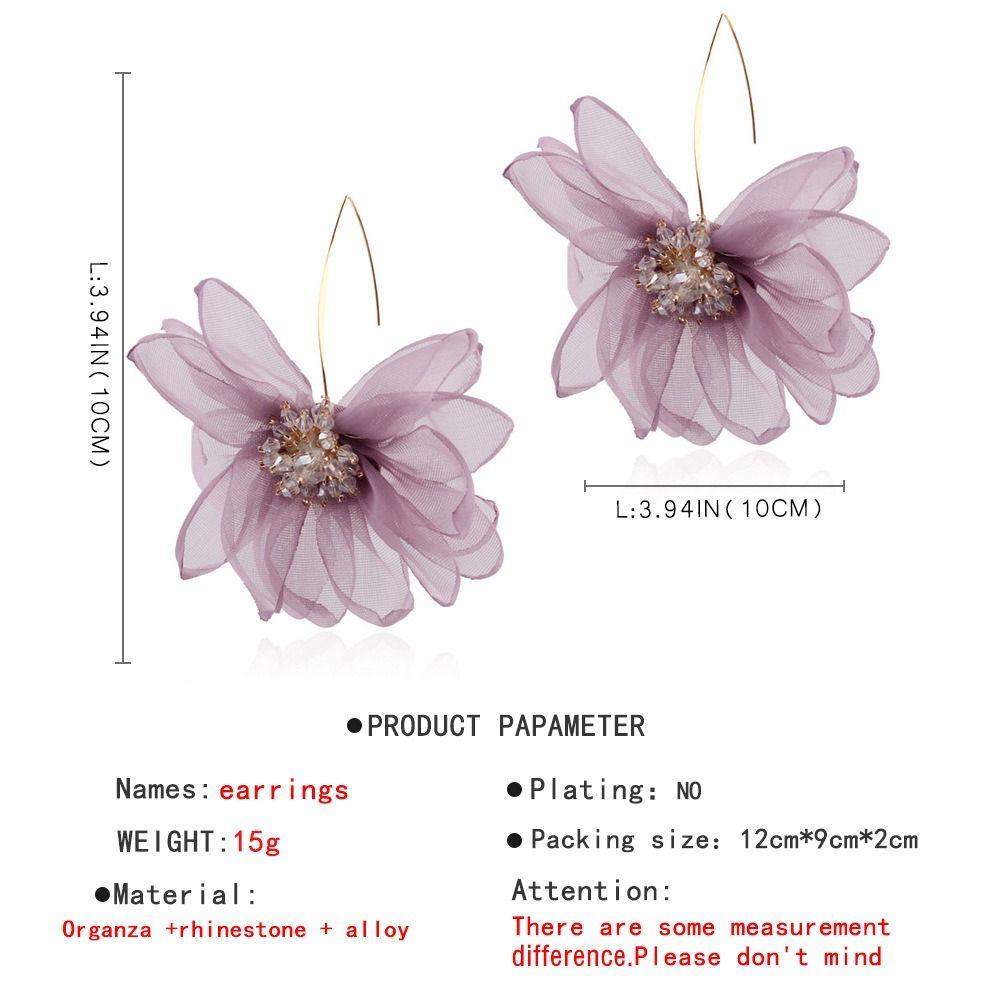 Bohemian Pastoral Design Korean Style Jewelry Fresh Earrings Women Earrings Flower Drop Earrings