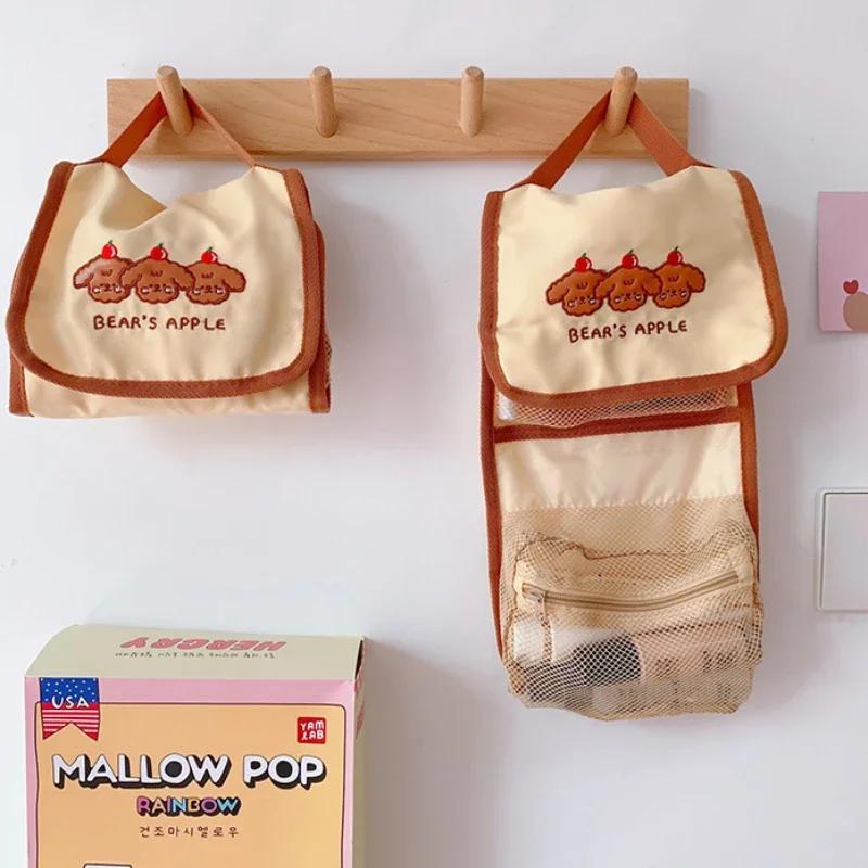 1Pcs Folding Cosmetic Bag Portable Travel Makeup Organizer Bags Dry and Wet Separation Toiletry Bag Women Waterproof Storage Washbag