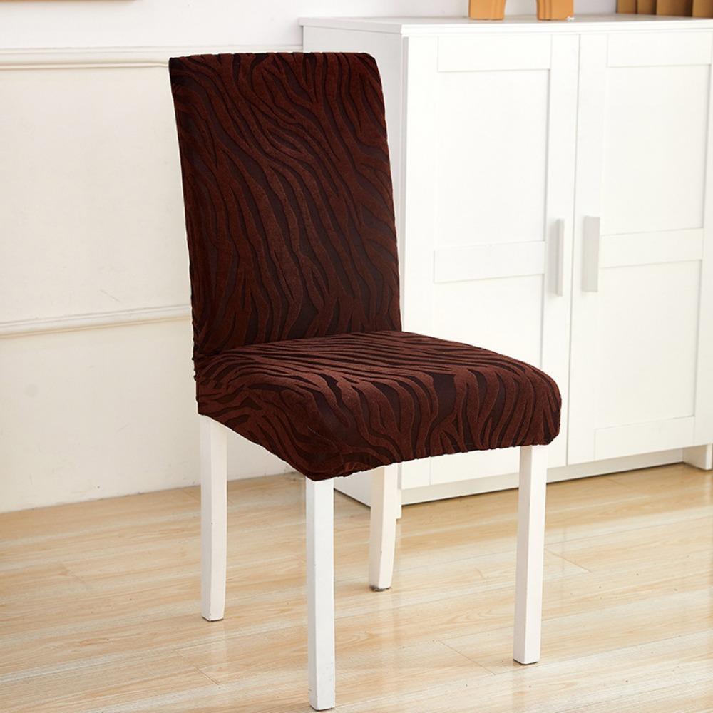 Thick Embossed Chair Cover Full Elastic Stretch for Hotel Restaurant All Seasons Use Chair Cover