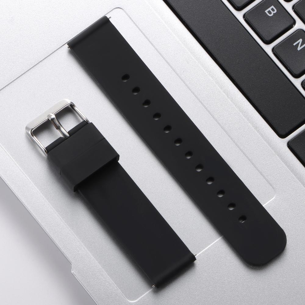 Quick Release Silicone Watch Strap 20mm 22mm Band Soft Waterproof Wristband for Huawei Gt3/GT5 Watchband for Smartwatch Watches