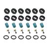6 Sets Rubber Car Fuel Injector Repair Seal Repair Rebuild Kit for Toyota Truck 4 Runner 3VZE 3.0L 1988-1995 Replaces 4-319,4319