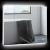 Bathroom Cabinet With Mirror LED Lights Adjustable Shelves And USB Modern Style 90x15x75 Cm White