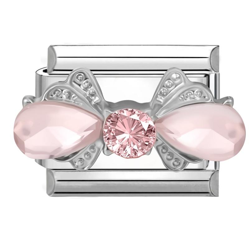 Shell Starfish Star Rose Flowers Heart Crown Zircon Italian Charm Links Fit 9mm Stainless Steel Bracelet Women DIY Making Gifts