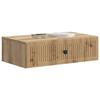 Wall Mounted Side Table Artisan Oak 59 x 34.5 x 17 cm