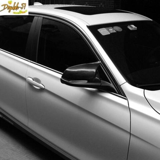 2pcs Carbon Fiber Rear Side Mirror Cover Caps Fit For BMW F20 F21 F22 F30 M3 F23