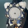 Lacework Cute Badge Holder Kawaii Badge Decoration Tray Anime Pins Display Base  Badge Organizer