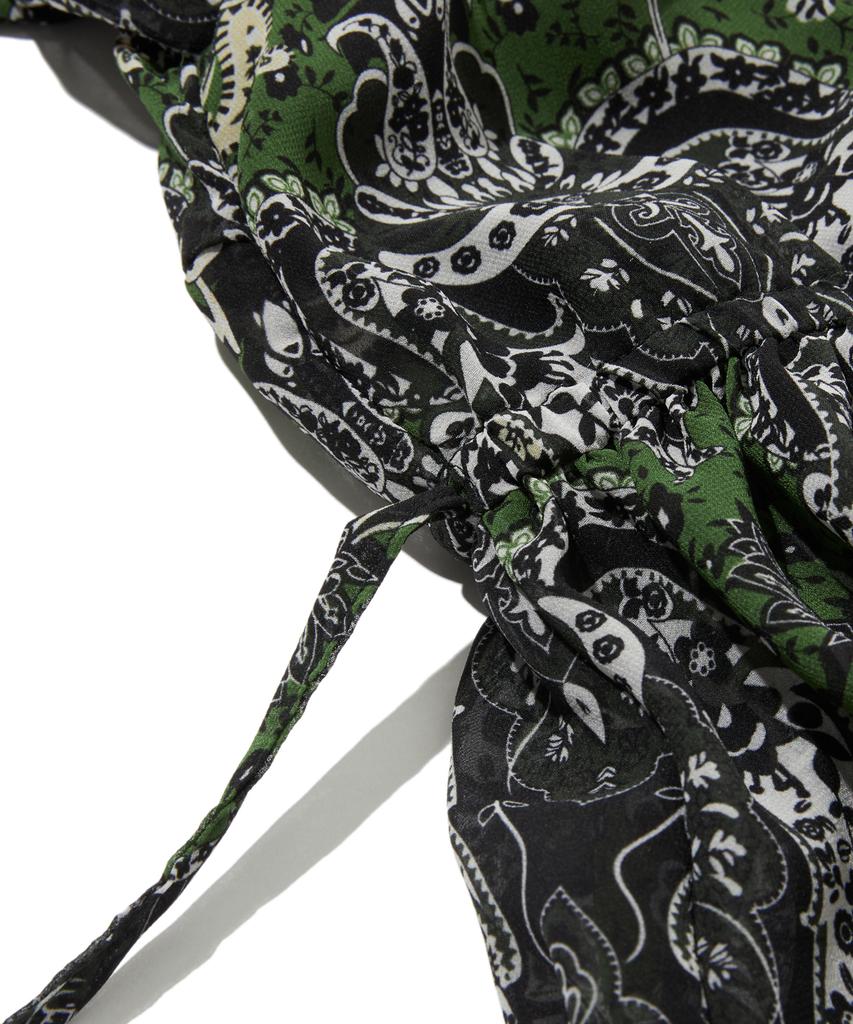 Penfield Pattern Lace Detail Dress Green_Fs2Ws80F