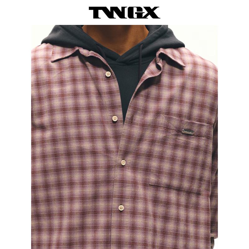Teenie Weenie Men's Long Sleeve Plaid Shirt