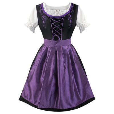 Robe de Servante Oktoberfest Cosplay Servante Grande Taille Robe de Spectacle sur Scène