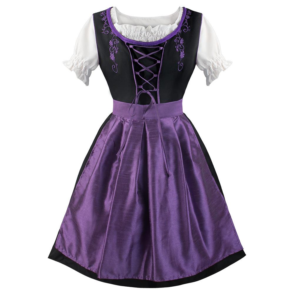 Maid Dress Oktoberfest Cosplay Maid Plus Size Dress Stage Performance Dress