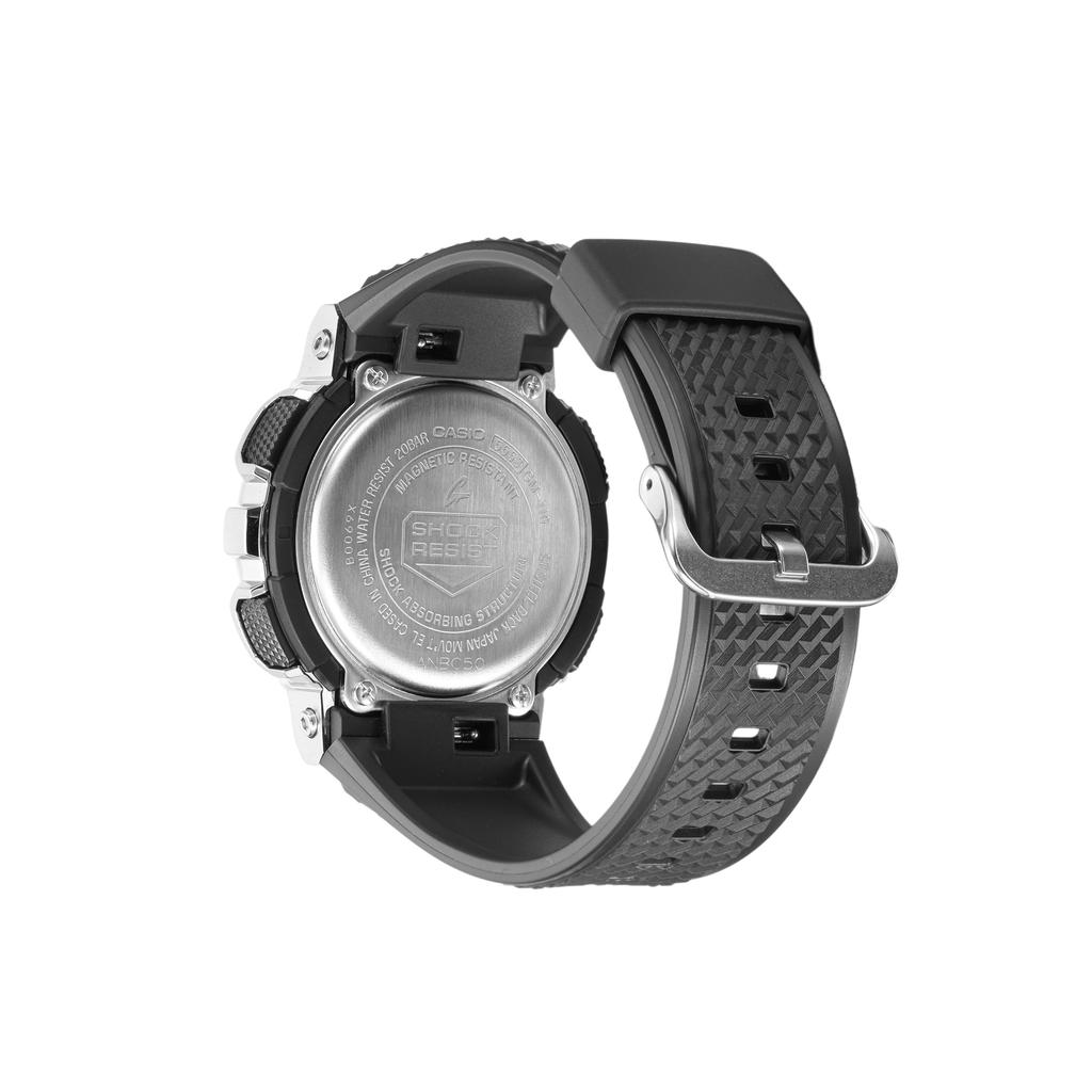 Casio 200 Meter Water Resistant Fashion Quartz Movement Resin Strap Watch Unisex Watches Black GM-110-1ACR