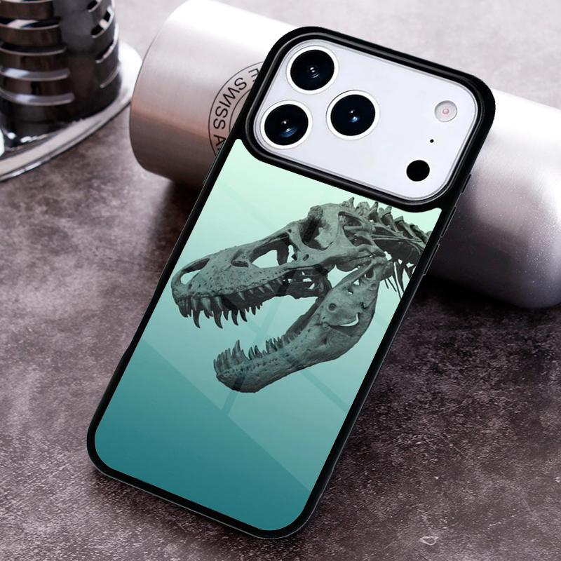 

Skeleton Dinosaur Phone Case For iPhone 17,16e,15,14,13,12,11,Mini,Pro,MAX soft Silicone Cover iPhone 15 Plus