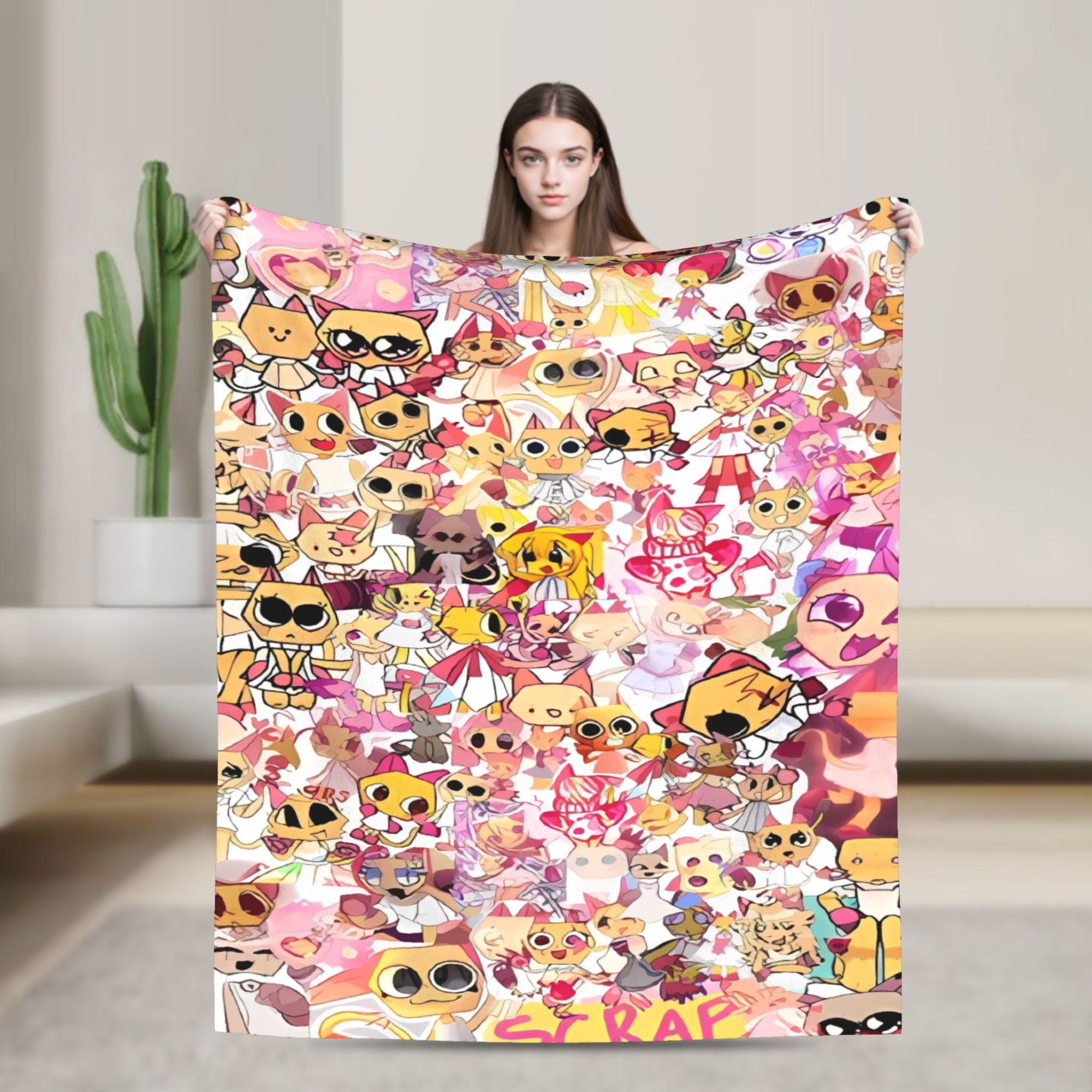 

Мягкое теплое одеяло Bassie Dandy‘S World Плюшевое одеяло для кемпинга Пушистый плед для дивана и кресла Фланелевая простыня Покрывало для дивана-кровати 30x40in