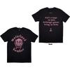 Motorhead T-Shirt: Bomber Lyric (Black) (Back Print) OFFICIAL NEW