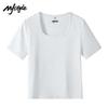 MJ Style Women's Square Neck Short Sleeve T-shirt
