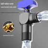 MDNG All-Copper Hot & Cold Dual Outlet Angle Stop Valve