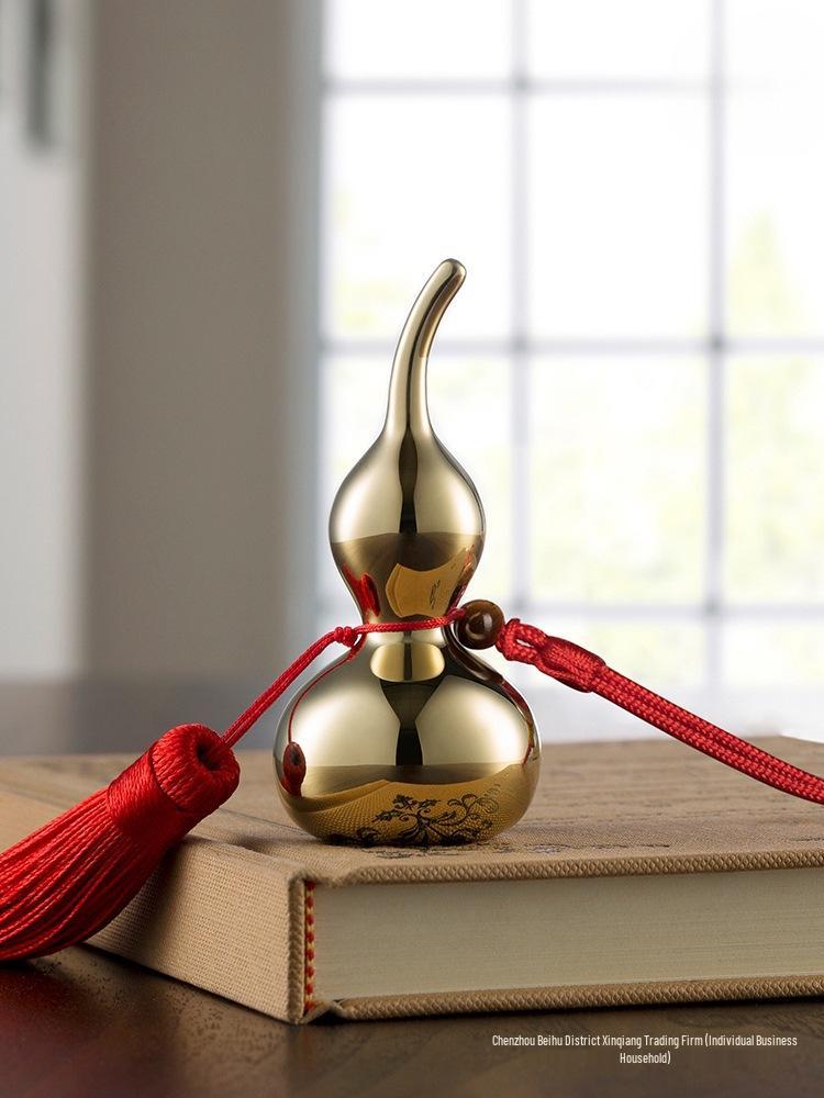 

Good Luck Copper Gourd: Office and Home Decor Pendant for Housewarming
