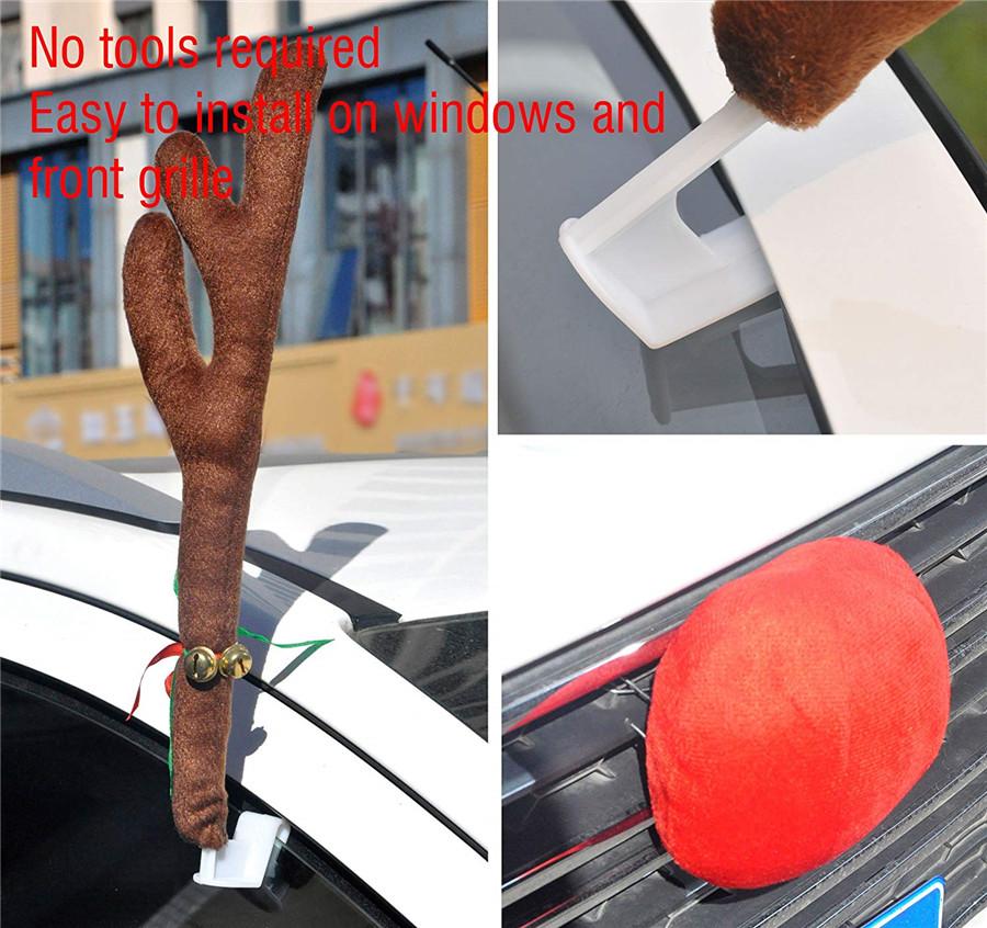 Car Christmas Reindeer Antler Costume Kit