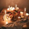 Eid Mubarak LED Candle Light Moon Star Ornaments 2024 Ramadan Kareem Home Decoration Eid Al Adha Gift Festival Party Supplies
