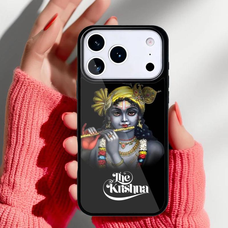 

Indian God Lord Krishna Phone Case for iPhone 17 16 15 14 13 Pro Max Back Cover for 12 11 Pro Coque iPhone 11 Pro Max