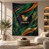Decorative Tapestry,Venezia FC Football Printed Wall Art, Lightweight Wall Hanging For Bedroom Background