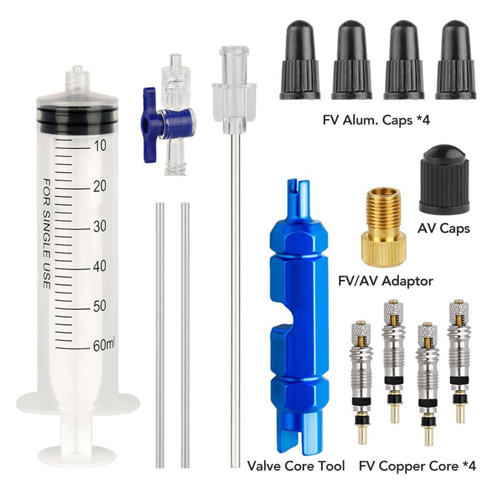 Bicycle Oil Bleed Tubeless Tire Injection Tool MTB Sealant Injector for Cycling Maintenance Liquid Injection Accessories