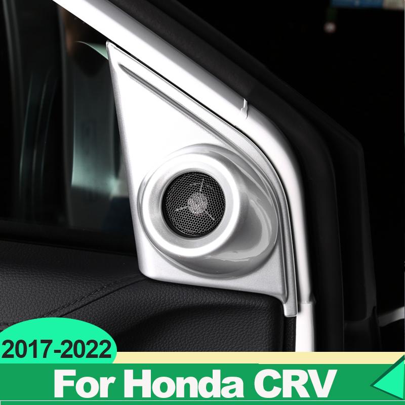 For Honda CRV CR-V 2017 2018 ABS Car Front Rear Door Window Inner Triangle A Pillar Column Cover Accessories
