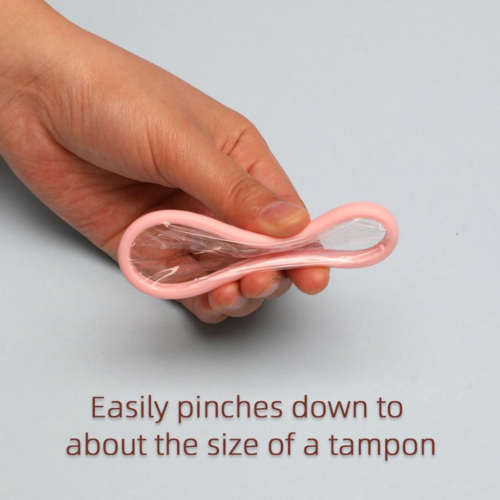 Silicone Disposable Menstrual Disc, Disposable Menstrual Ring, Female Menstrual Replacement