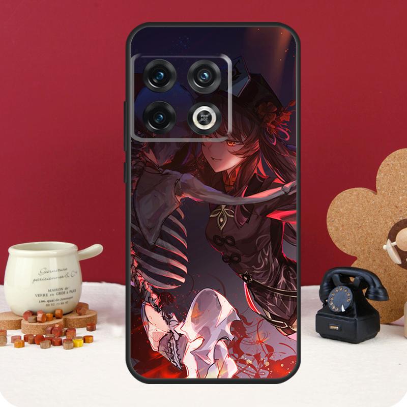 Hu Tao Genshin Impact Cover For OnePlus Nord 4 CE 3 2 Lite N30 N20 N10 OnePlus 10T 8T 13R 12R 13 12 11 10 Pro Case