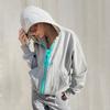 European and American wholesale contrasting colors, large zipper hooded sweater, simple and loose personality, men's and women's coats, cardigans and