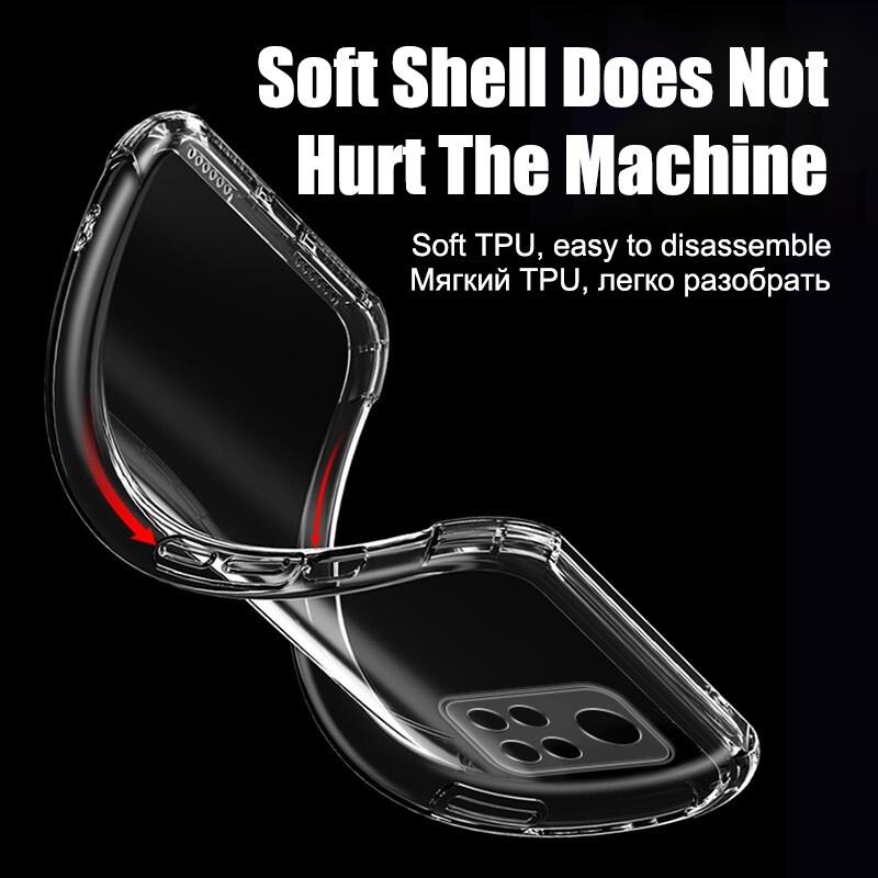 Otakugril for Shockproof Case Poco X4 GT X3NFC C40 F4 case ClearCover