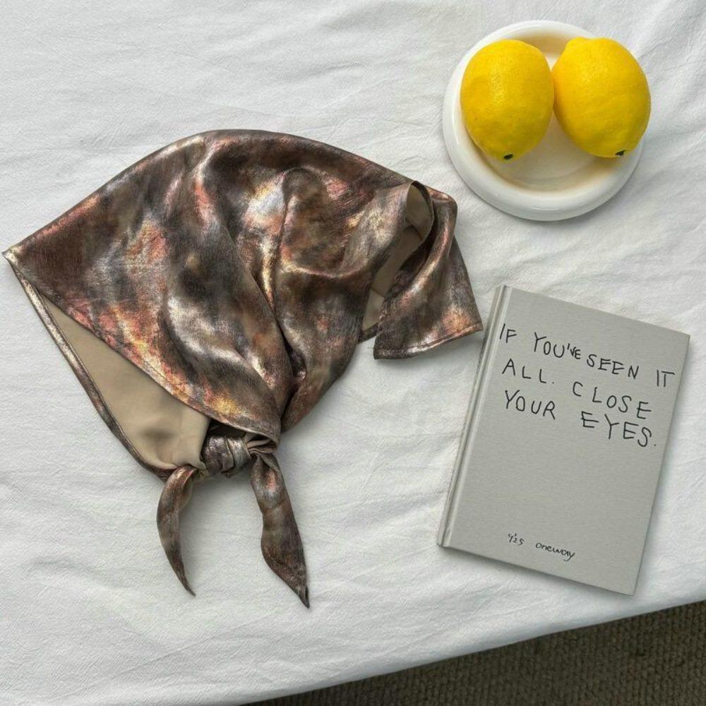 Spicy Girls Triangle Scarf Printed Punk Bandana Retro Hair Scarf  Beach