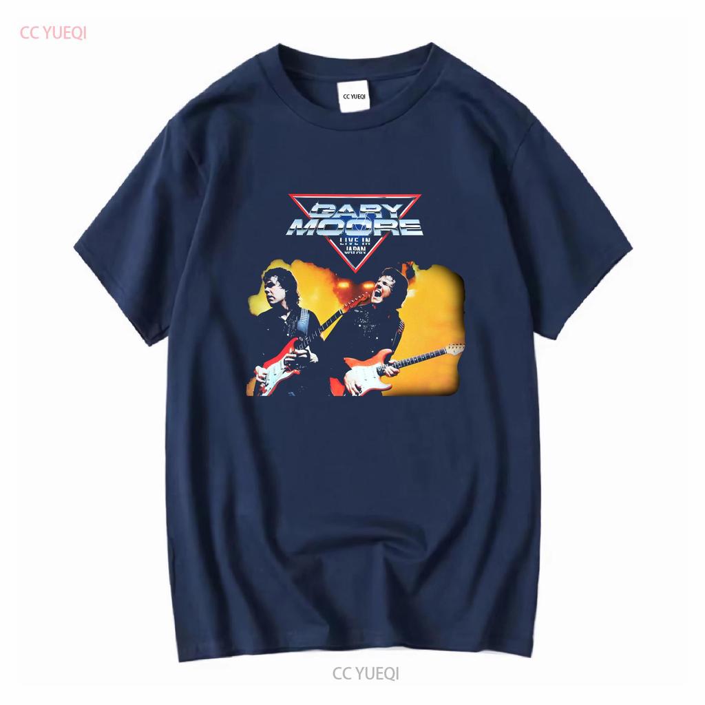 Gary Moore T Shirt Live In Japan Tour 83 Sizes S to XXL New long or short sleeves vintage Washed Versatile