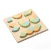 Toddlers Montessori Wooden Shape Puzzles Toys Matching Geometry Panel Sensory Sorting Learning Education Kindergarten Materials