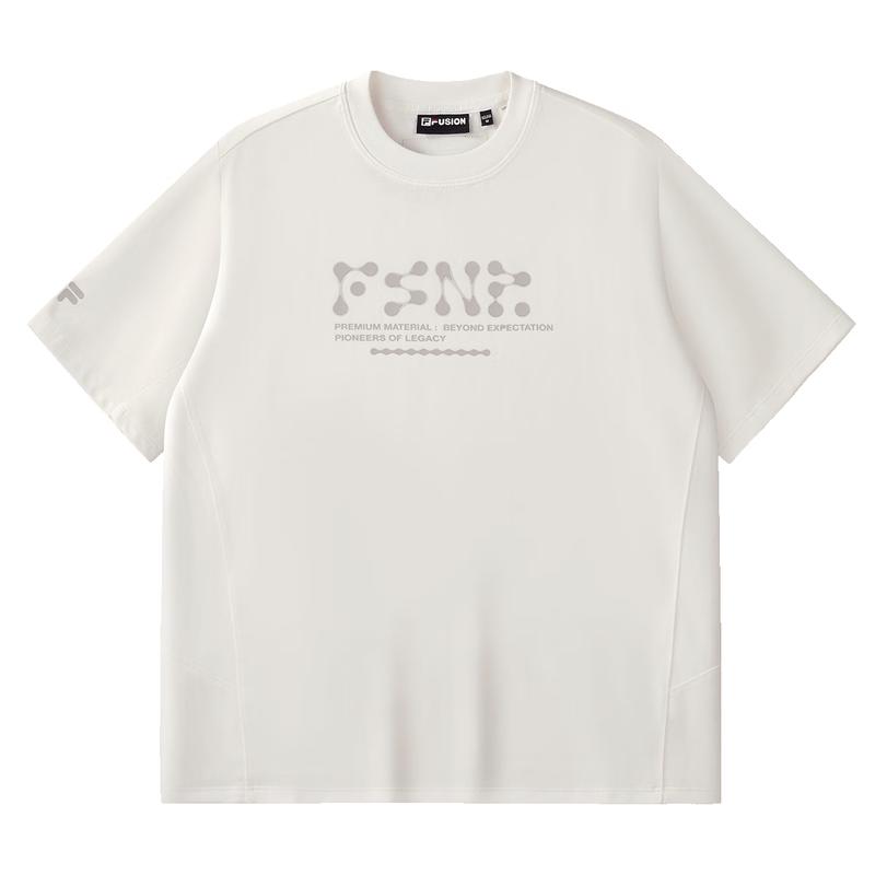 FILA FUSION Women s Knitted Short Sleeve T-Shirt M