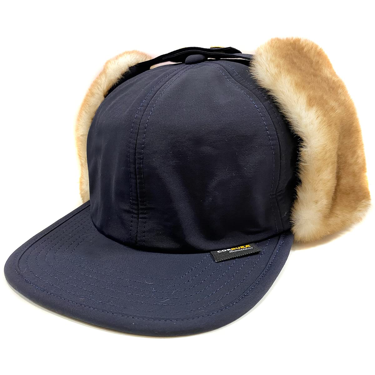 

Basic Enchi Cordura 60/40 Flap Cap, Made with Japanese Cordura Fabric, with Ear Flaps, Antibacterial and Deodorizing, One Size Fits All, Navy