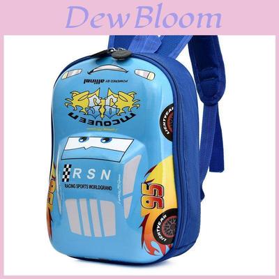 Cartoon Letter Car Kids School Backpack Eva Material With Breathable And Wearresistant Design For Elementary Students