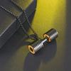 Boxing Gloves Solid Color Pendant Fashion Men Athletic Leisure Jewelry Hip Hop Necklace Street Black Boxing Gloves Necklace