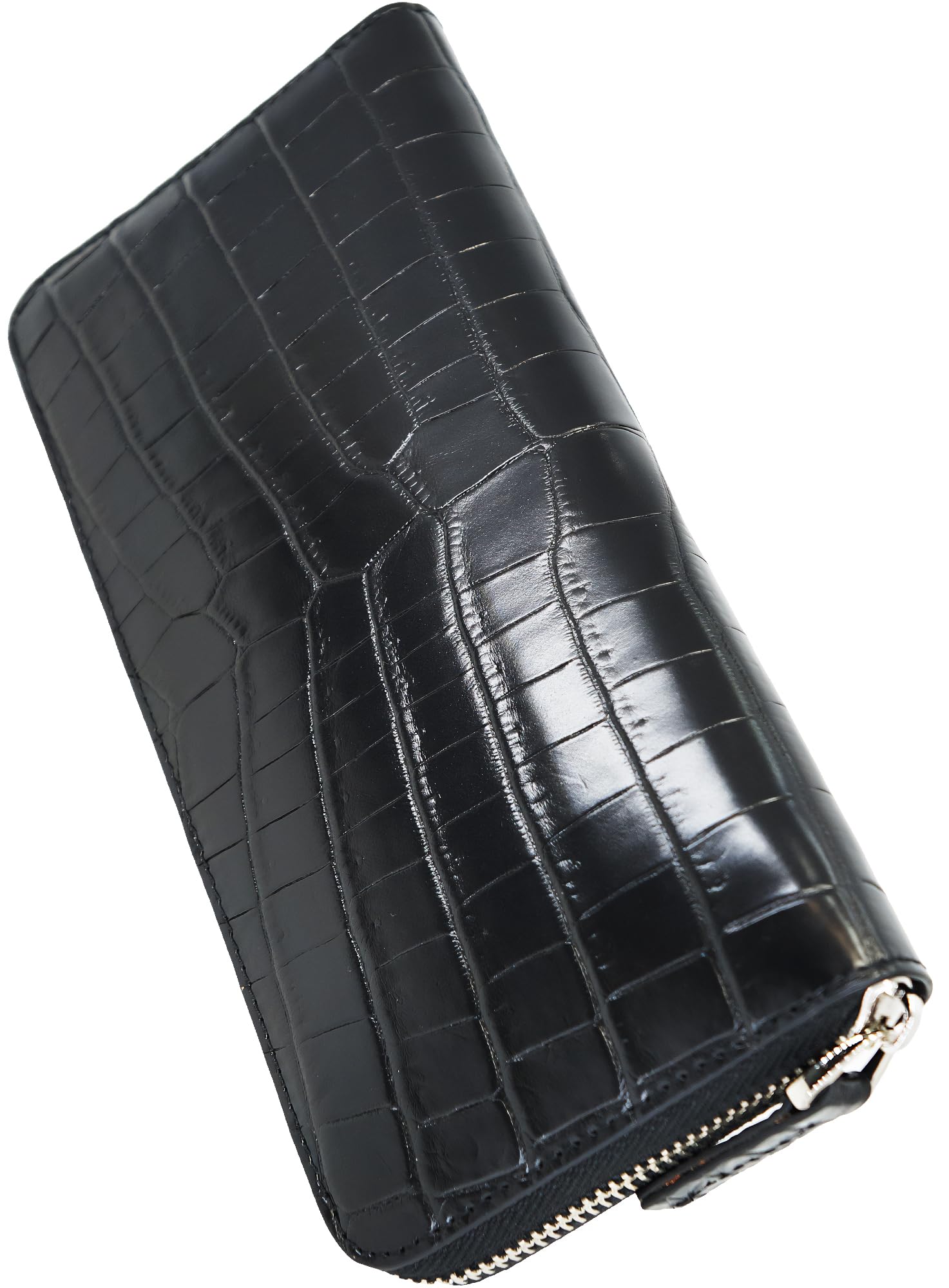 

Чорний гаманець з крокодилової шкіри Довгий гаманець з натуральної цільної шкіри Неперевершена крокодиляча шкіра зі шкіри крокодила Шкіра з крокодила Шкіра з крокодила чорний
