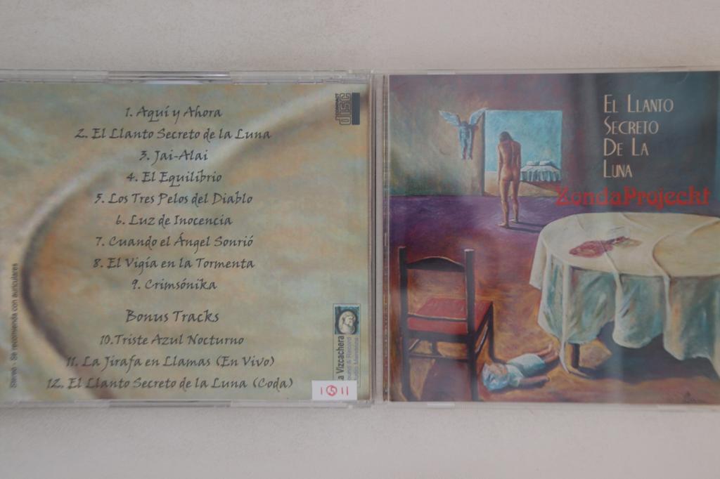 CD ZONDA PROJECKT - El Llanto Secreto De La Luna LVRCD005 VIAJERO INMOVIL Argentina Rock Used