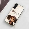 C-Cartoon C-Cheburashka Phone Case For Samsung A56 A36 A26 A16 A15 A25 A35 A55 A14 A34 A24 A54 Glass Case