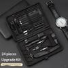 8/24 Pcs Stainless Steel Nail Clipper Kit Professional Manicure Pedicure Tools Portable for Women Men Daily Care