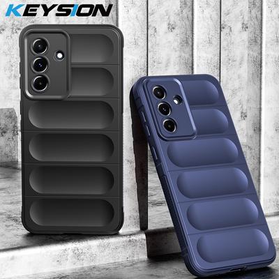 KEYSION Shockproof Matte Case for Samsung A56 5G A36 A26 A16 Soft Silicone Anti-skid Phone Back Cover for Galaxy A16 A26 A36 A56