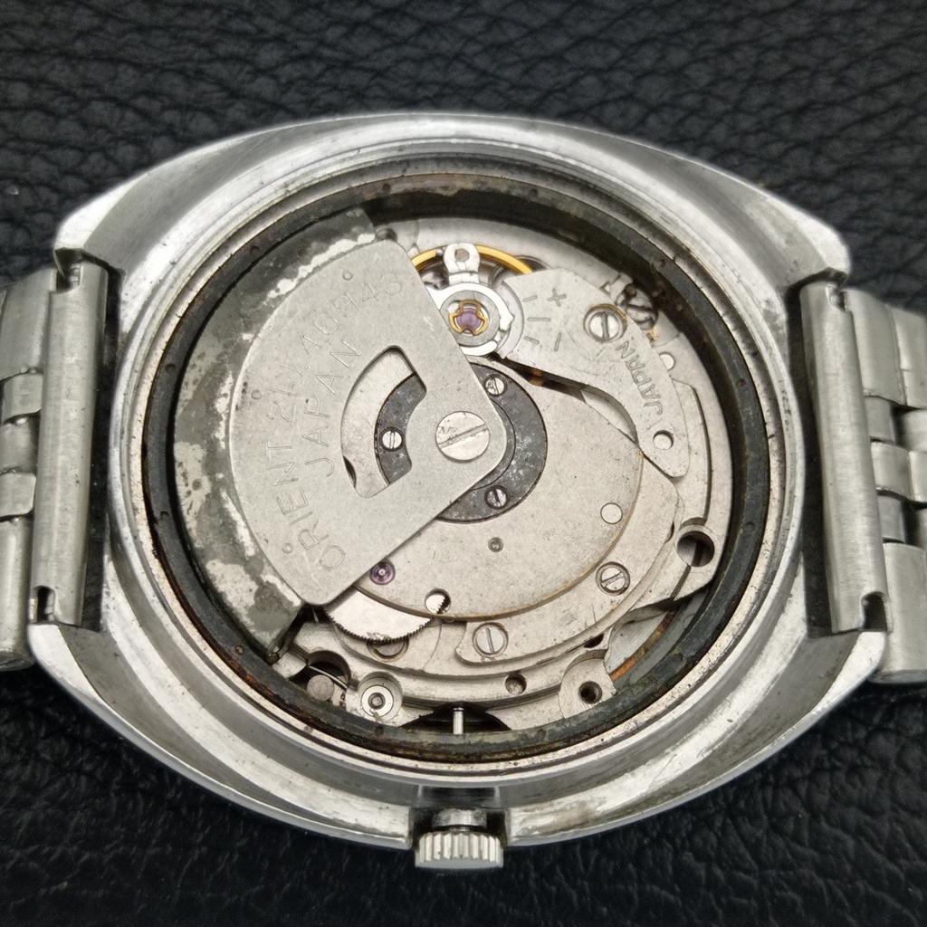 GENUINE VINTAGE ORIENT AUTOMATIC 46943 JAPAN MENS ORIGINAL DIAL WATCH a709446-1